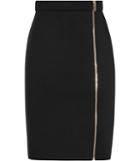 Reiss Ria - Womens Zip-front Pencil Skirt In Black, Size 4