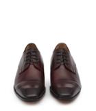 Reiss Finley - Mens Toe Cap Derby Shoes In Red, Size 8