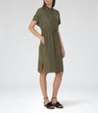 Reiss Isabeli - Womens Short Sleeved Dress In Green, Size 4