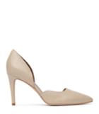 Reiss Lawrence - Womens Snake-effect Court Shoes In White, Size 3