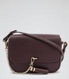 Reiss Laguna Chain Tassel Leather Bag