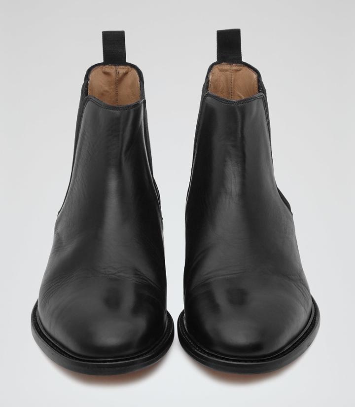 Reiss Tenor - Mens Chelsea Boots In Black, Size 11