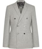 Reiss Carlo - Mens Double-breasted Blazer In Grey, Size 36