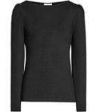Reiss Erol - Womens Long-sleeved Jersey Top In Black, Size Xs