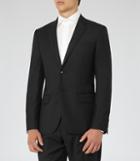 Reiss Harry B - Mens Modern Fit Blazer In Black, Size 34