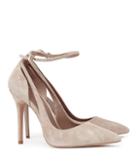 Reiss Marla - Suede Ankle-strap Shoes In White, Womens, Size 5