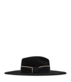 Reiss Kimber - Womens Christys Wide-brim Trilby In Black, Size S/m