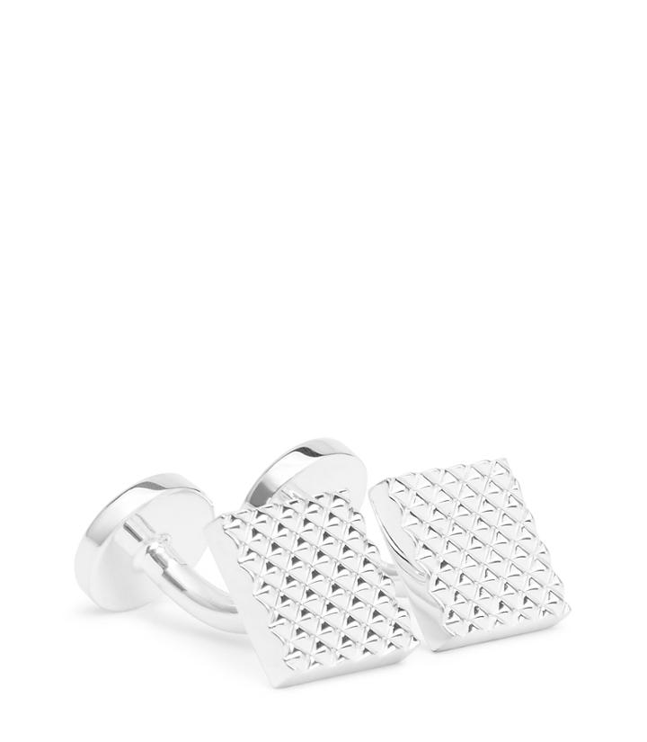 Reiss Sparrow - Mens Square-detail Cufflinks In Brown, Size One Size