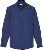 Reiss Kasba - Mens Chambray Shirt In Blue, Size Xs