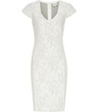 Reiss Valentina Lace Jersey Fitted Dress