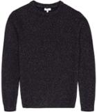 Reiss Andrew - Mens Flecked Crew-neck Jumper In Blue, Size Xs