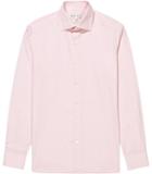 Reiss Zinc Two Button Poplin Shirt