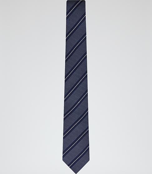 Reiss Skelter Striped Silk Tie