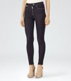 Reiss Francis - High-rise Zip-front Jeans In Blue, Womens, Size 24