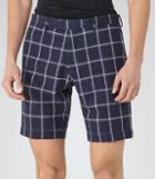 Reiss Nickleby - Check Tailored Shorts In Blue, Mens, Size 28