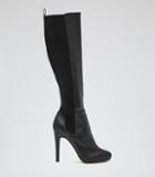 Reiss Hula Panelled Knee-high Boots