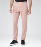 Reiss Paris - Mens Slim Tailored Trousers In Pink, Size 28