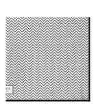 Reiss Anders - Mens Zig-zag Silk Pocket Square In White, One Size