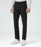 Reiss Rumble T - Wool And Linen Trousers In Black, Mens, Size 28