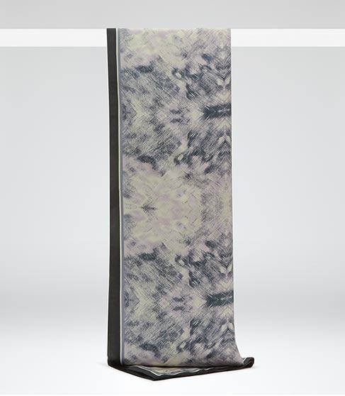 Reiss Menzie Scratch Print Silk Scarf