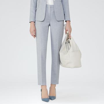 Reiss Wren Trouser - Womens Slim-leg Trousers In Blue