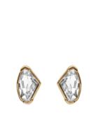 Reiss Thelma - Womens Stud Earrings With Crystals From Swarovski In Yellow, Size One Size