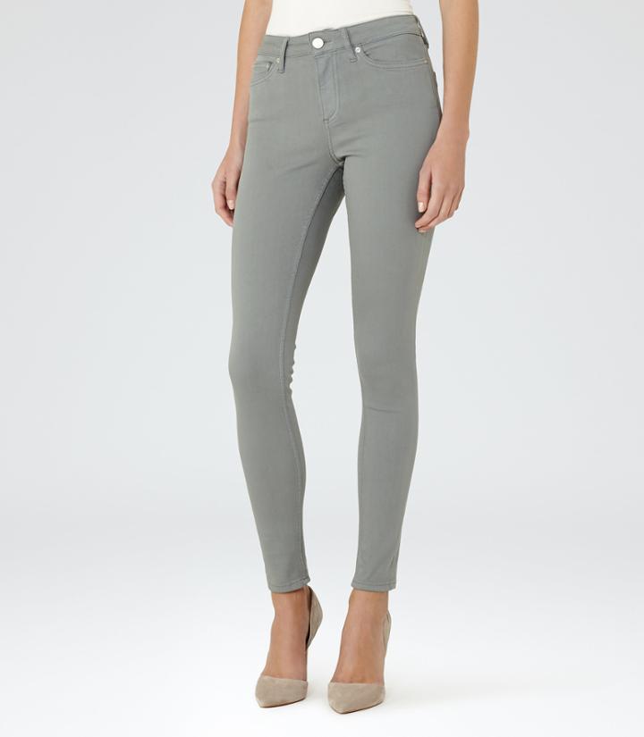 Reiss Stevie - Womens Low-rise Skinny Jeans In Blue, Size 30