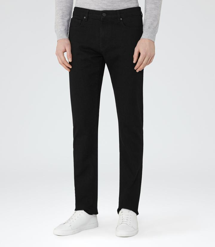 Reiss Allman - Straight-leg Jeans In Black, Mens, Size 30