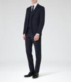 Reiss Monarch - Modern-fit Suit In Blue, Mens, Size 38