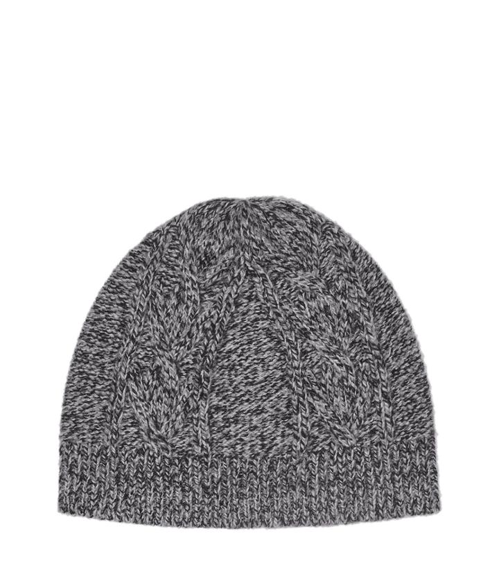 Reiss Claude - Mens Mottled Beanie Hat In Grey