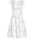 Reiss Hexa - Womens Embroidered Fit And Flare Dress In White, Size 4
