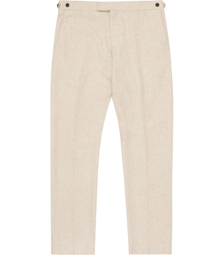 Reiss Saunders T - Mens Tailored Trousers In Brown, Size 28