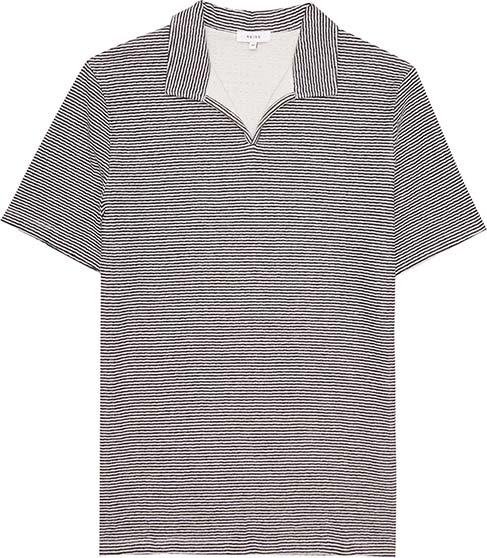 Reiss Bocca Open Neck Polo Shirt