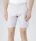 Reiss Southbury - Cotton And Linen Shorts In Grey, Mens, Size 30
