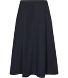 Reiss Bevan - Womens Box-pleat Midi Skirt In Blue, Size 4