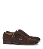 Reiss Felix - Mens Double Monk Strap Shoes In Brown, Size 8
