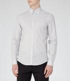 Reiss Albany - Mens Button-down Shrt In Grey, Size S