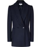 Reiss Malika - Womens Shawl-collar Coat In Blue, Size 4