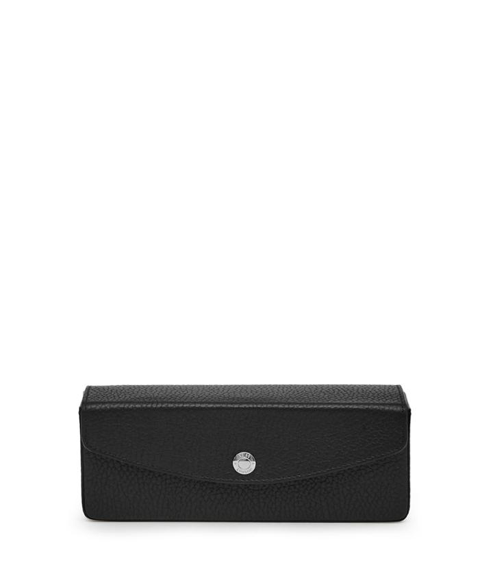 Reiss Filmont - Leather Sunglasses Case In Black, Mens
