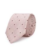 Reiss Kesher - Polka Dot Silk Tie In Pink, Mens