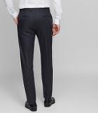 Reiss Norona T - Flannel Wool Trousers In Blue, Mens, Size 28