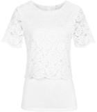 Reiss Anita - Womens Layered Lace Top In White, Size Xs