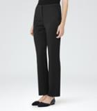 Reiss Portman - Womens Straight-leg Tailored Trousers In Black, Size 6