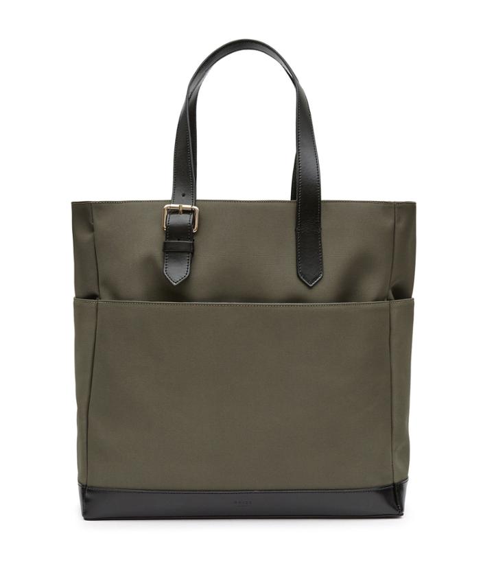Reiss Chester - Mens Contrast Tote Bag In Brown