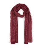 Reiss Fleur - Textured Scarf In Red, Womens