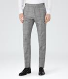 Reiss Vincent T - Mens Slim-fit Tailored Trousers In Grey, Size 30