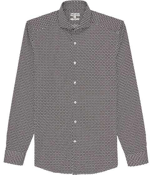 Reiss Conte Geometric Print Shirt