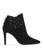 Reiss Peyton - Womens Laser-cut Ankle Boots In Black, Size 3