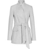 Reiss Neya - Wrap Coat In Grey, Womens, Size 2