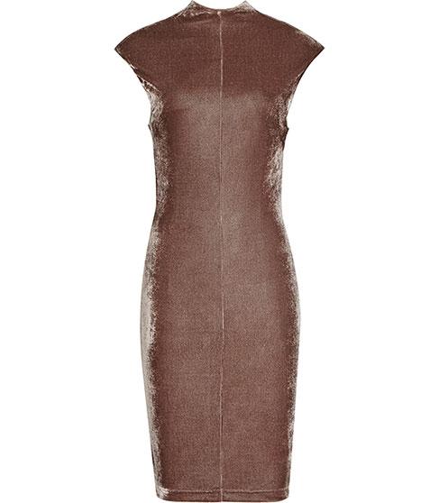 Reiss Laine Velvet Bodycon Dress